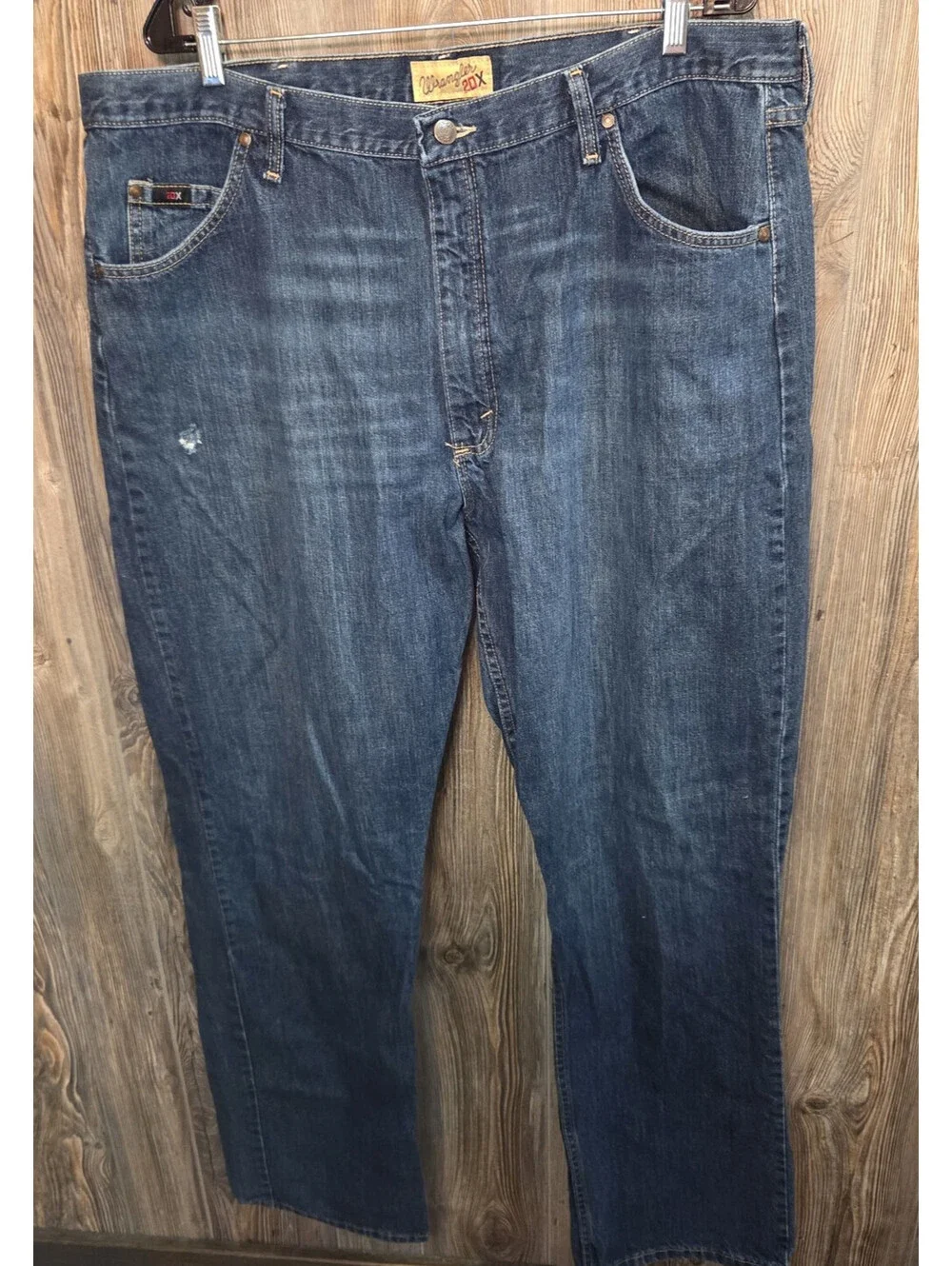 Wrangler 20x Denim Blue Jeans Size 40x34 Western Rodeo Workwear Ranch Farm